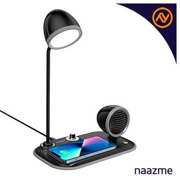 3-in-1- wireless-charger-lamp-with-speaker-black